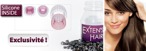 Anneaux en silicone pour vos extensions de cheveux