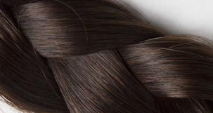 extension de cheveux brun foncé