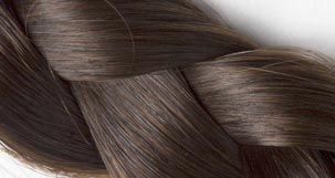 extension de cheveux marron