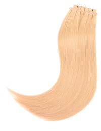 Extension Tape Invisible, cheveu naturel Châtain Clair irisé 8