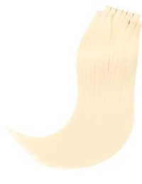 Extension Adhésive injectée, cheveu naturel Platine 613