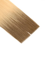 Extensions adhésives injectées, Ombré Hair Châtain Miel