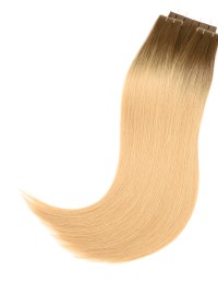 Injected Tape-Extension, Ombré Honigbraun