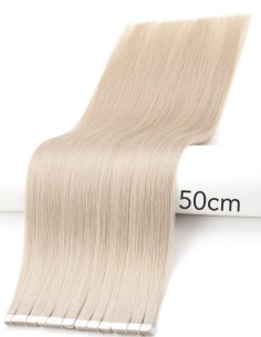 Extension Adhésive grade AAAAA+ Cheveux Naturels GRIS - SILVER Tape Hair