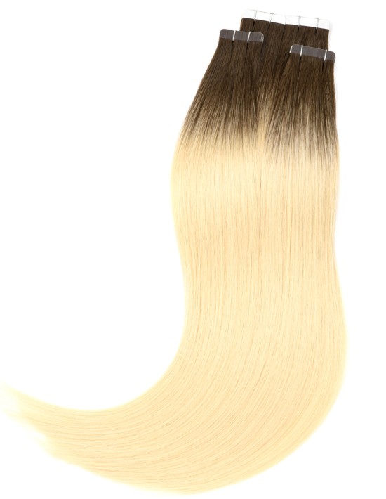 Dunkelbraune Ombré Hair Tape Extensions - Extens Hair