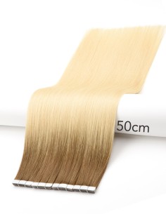 Dunkelbraune Ombré Hair Tape Extensions - Extens Hair