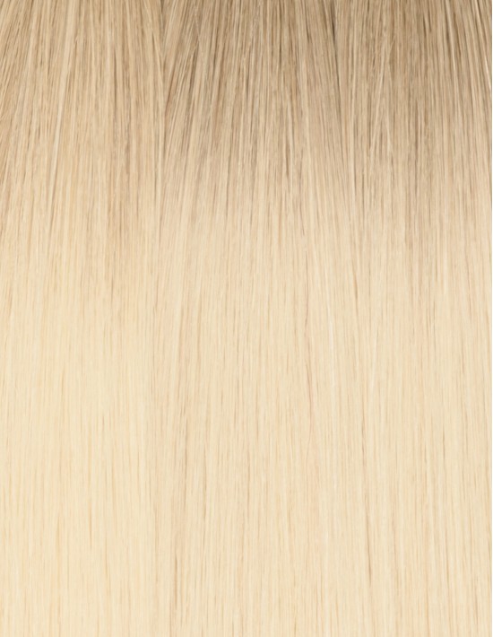 Extension Adhésive Tie & Dye ♡ Cheveux Naturel Châtain Foncé