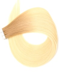 Extension Adhésive Tie & Dye ♡ Cheveux Naturel Châtain Foncé