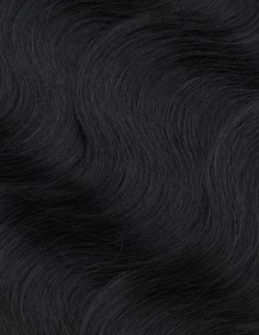 Extension cheveux noir – Extension Adhésive Ondulée – Extens Hair 2