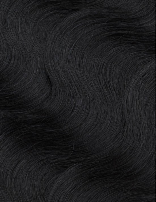 Extension cheveux noir – Extension Adhésive Ondulée – Extens Hair