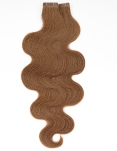 Extension Adhésive Ondulée Marron - Livraison Gratuite - EXTENS HAIR