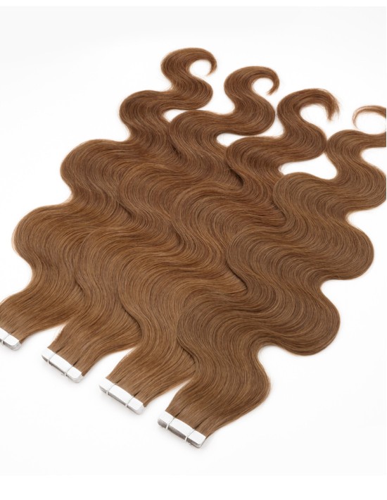 Welliges Klebe Extension – die Beste Haarverdichtung Method