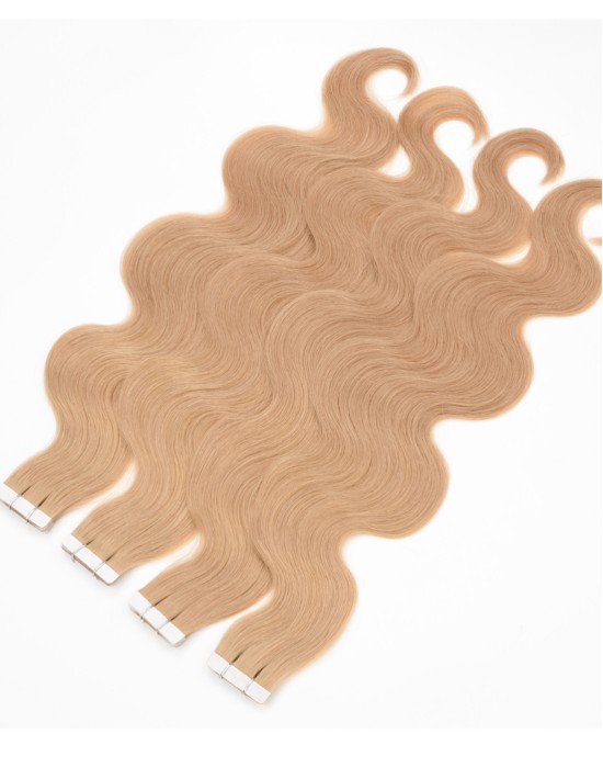 Welliges Extensions zum Kleben – die Beste Haarverlängerung Method