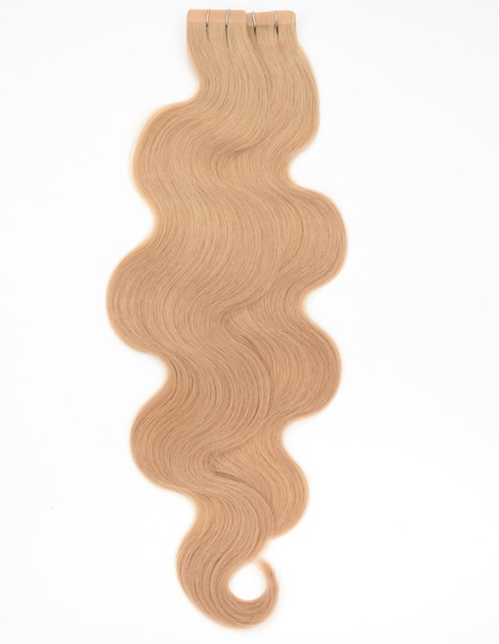 Extension Châtain Clair Ondulés - Extension à coller - EXTENS HAIR