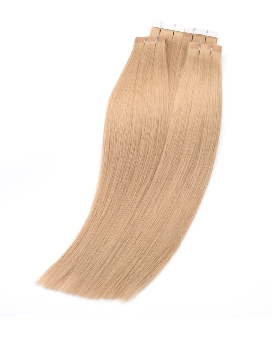Extension Adhésive mi-longue 30 cm - Cheveux Naturels Brun  - Exten's Hair