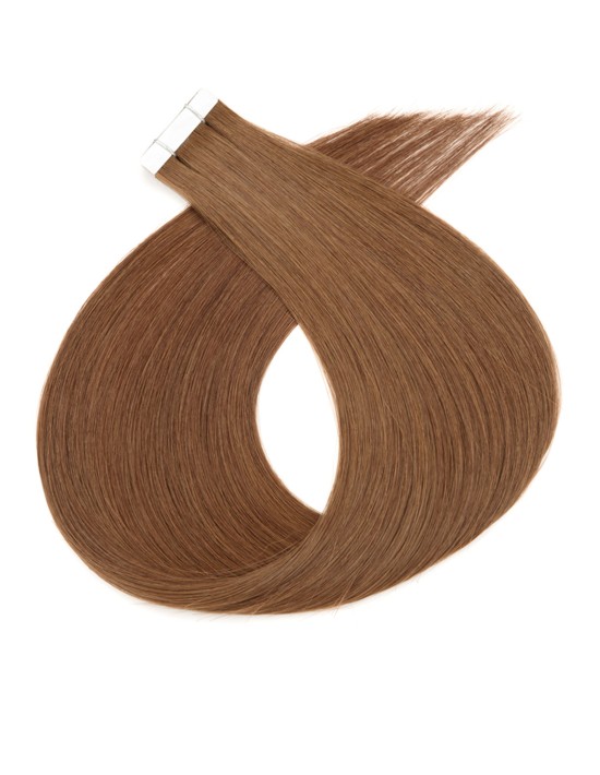 Kastanienbraun Echthaar - Haarverlängerungen 40cm – die Beste Haar