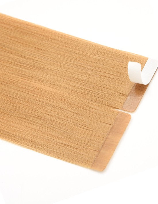 Extensions adhésives Cheveux Châtain 40cm - EXTENS HAIR