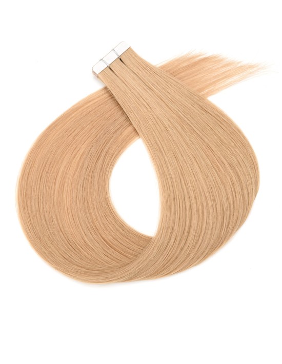 Extension adhésive 40cm Cheveux Châtain Slim Tape Hair - EXTENS HAIR