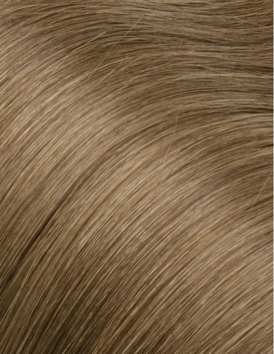 Extension Brun Clair Cendré 9A - Cheveu Naturel Kératine