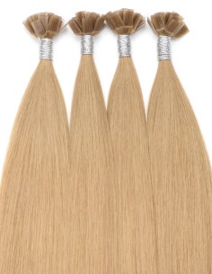 Pose d’extension kératine Châtain - Extension à Chaud - 100% remy Hair 2