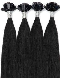 25 Echthaarverlangerüng Strähnen aus Keratin Bonding. Extens Hair Wärmezange Extensions.