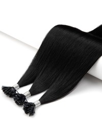 25 Echthaarverlangerüng Strähnen aus Keratin Bonding. Extens Hair Wärmezange Extensions.