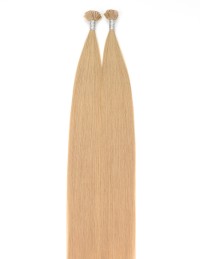 25 Bonding-Extensions in Bronde Haselnuss Echthaar ♡