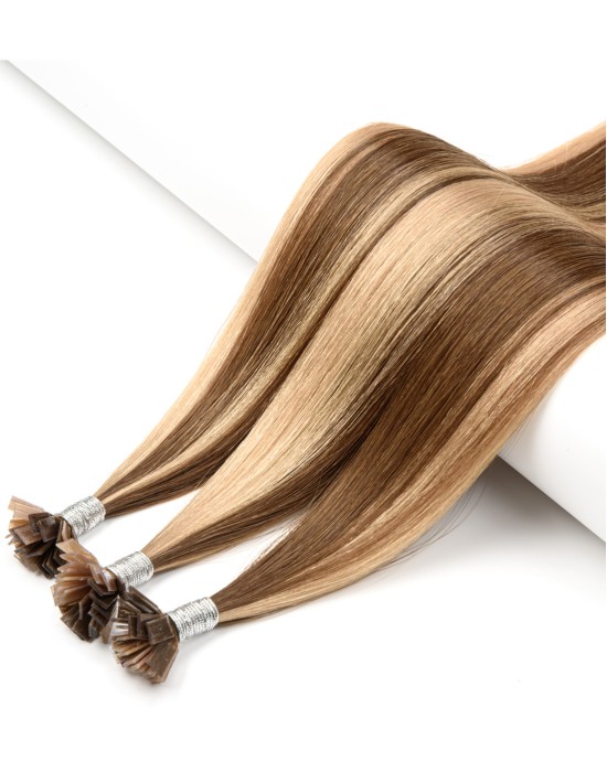 25 Bonding-Extensions in Helles Schokolade-Kastanienbraun