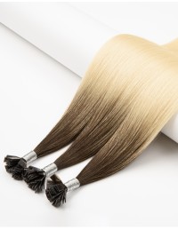 Ombré Haarverlängerung - Bonding Dunkelbraun Echthaar Ombré Haarverlängerung - Bonding Dunkelbraun Echthaar