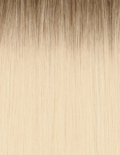25 Extensions à Chaud Tie & Dye - Marron - Châtain 50 cm 2