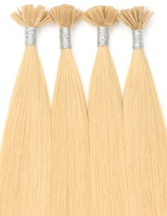 25 Haarverlängerungen Strähnen - Honigblond Haarfarbe Tie and Dye 50 cm 2