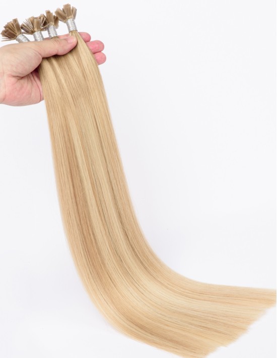 Extensions Balayage Bronde Cendré - Kératine Cheveux Naturels