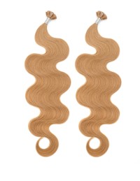 Extension kératine - Extension à Chaud ondulée Châtain - EXTENS HAIR