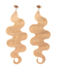 Pose d’ extension à chaud - Cheveux Noisette Ondulés - EXTENS HAIR 2