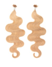 Pose d’ extension à chaud - Cheveux Noisette Ondulés - EXTENS HAIR