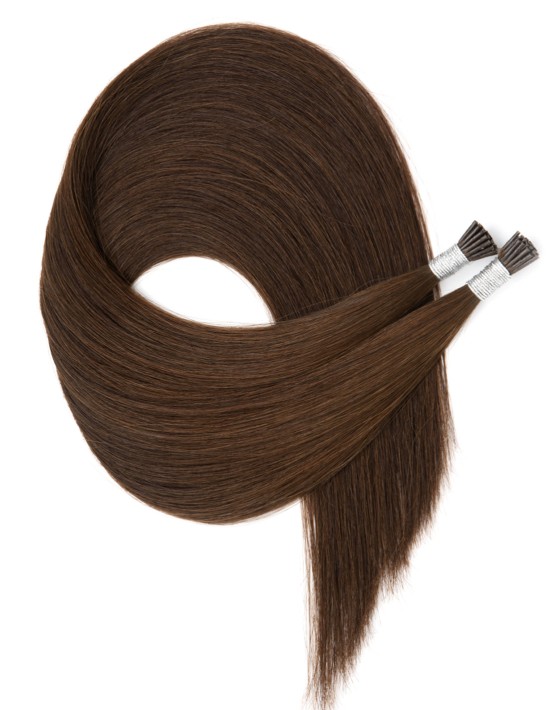 Microring-Extensions 25 cm Farbe 2 Dunkelbraun