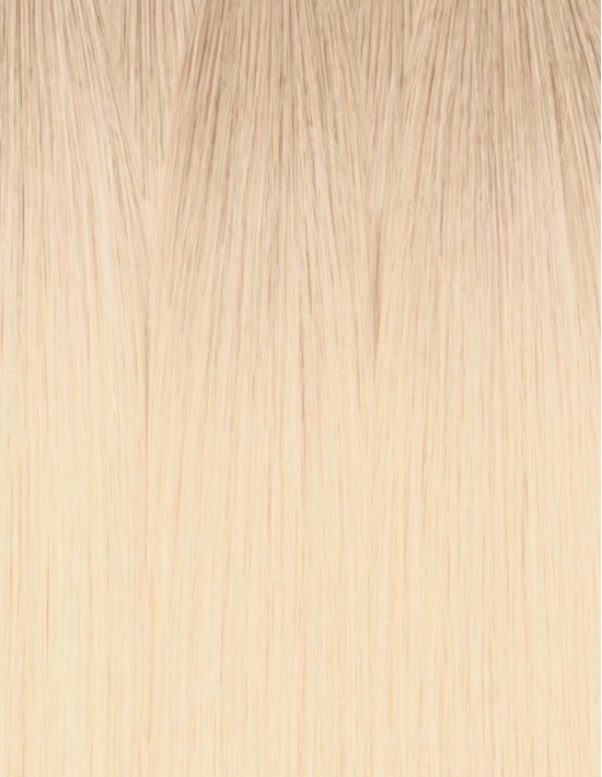 Microrings Echthaar Extension Ombré Haselnussbraun ♡ Exten's Hair