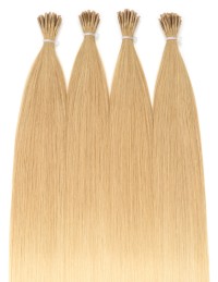 Microrings Echthaar Extension Ombré Haselnussbraun ♡ Exten's Hair