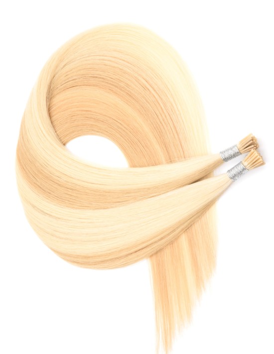 25 Extensions à froid méchée Blond Caramel Doré - Exten's Hair