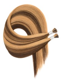 Microring extension Mahagonibraun : 25 Strähnen Remy Haar. Best quality