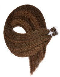 Mahagoni Schoki - Die Beste Haarverlängerung Microring - Extens Hair