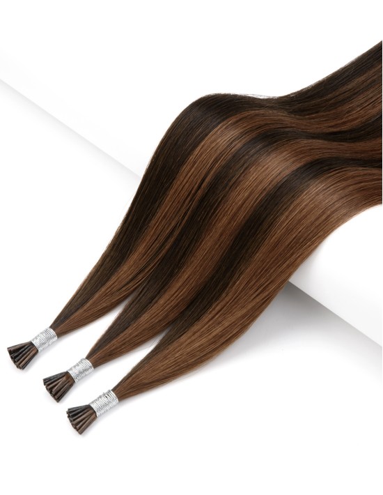 extensions à froid méchées balayage