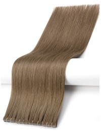 XXL Tape Haar 70cm, Ashbraun Echthaarverlängerung XXL Tape Haar 70cm, Ashbraun Echthaarverlängerung