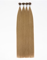 Extension à Chaud 70cm Brun Cendré - XXL Cheveu Naturel Deluxe