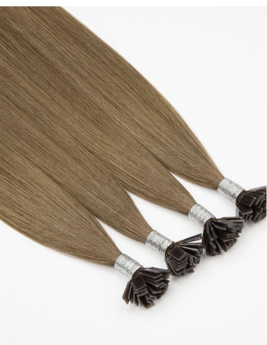 Günstig Haarverlängerung 70cm -  Bonding Hell Aschbraun XXL