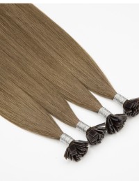 Günstig Haarverlängerung 70cm -  Bonding Hell Aschbraun XXL