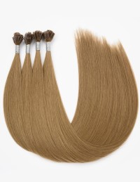 Keratin Bondings Ashbraun 8Bela - 70cm Echthaarverlängerung XXL