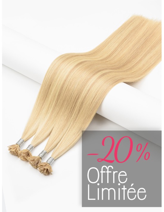 Bonding-Extensions aus Echthaar 50-70 cm - Gratis Deluxe-Box