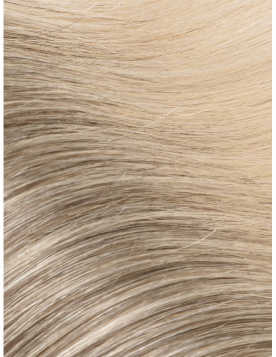 Klebe-Extensions Lange Tape 60 cm - Pure White Echthaar 9A+