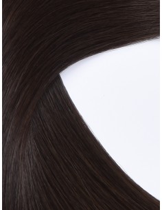 Lange Seamless Tape-in Extensions 60 cm - Matt-schwarz Echthaar 9A+ 2